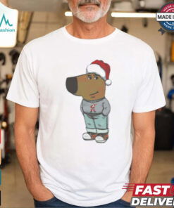 Chill Guy On Santa Hat Shirt