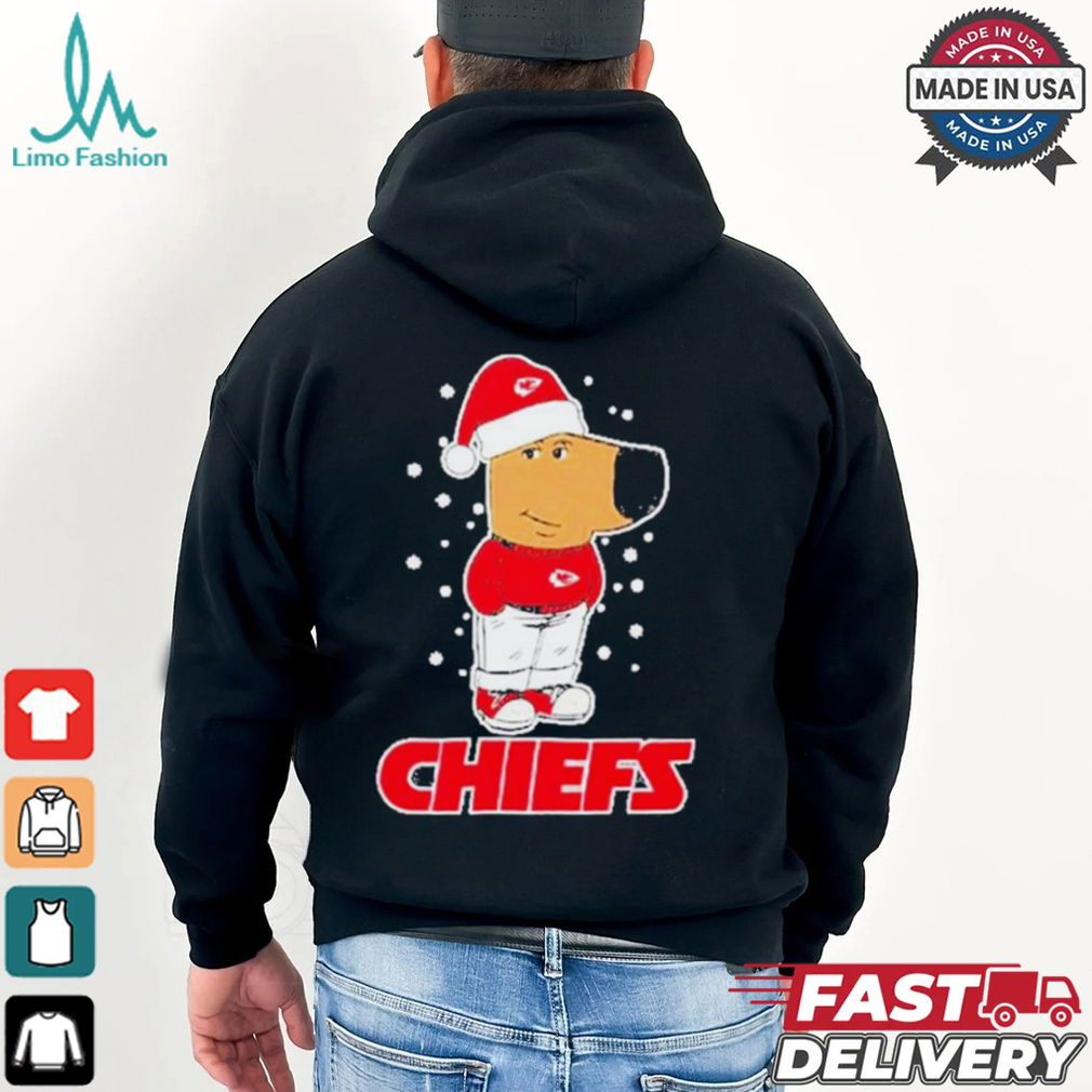 Chill Guy wear Kansas City Chiefs Christmas shirt Chill Guy wear Kansas City Chiefs Christmas shirt