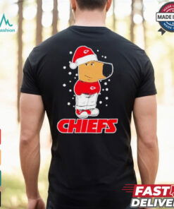 Chill Guy wear Kansas City Chiefs Christmas shirt