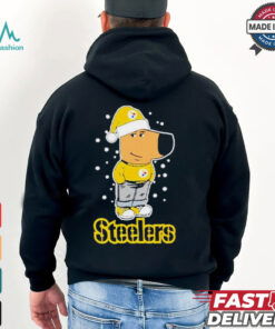 Chill Guy wear Pittsburgh Steelers Christmas shirt