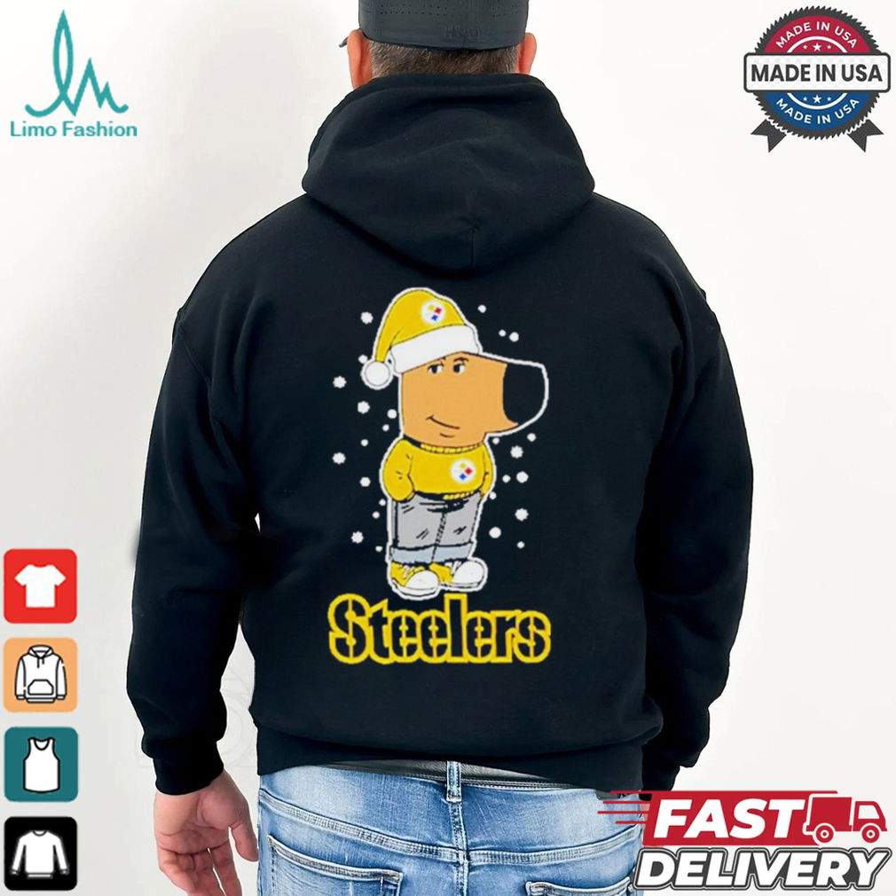 Chill Guy wear Pittsburgh Steelers Christmas shirt Chill Guy wear Pittsburgh Steelers Christmas shirt