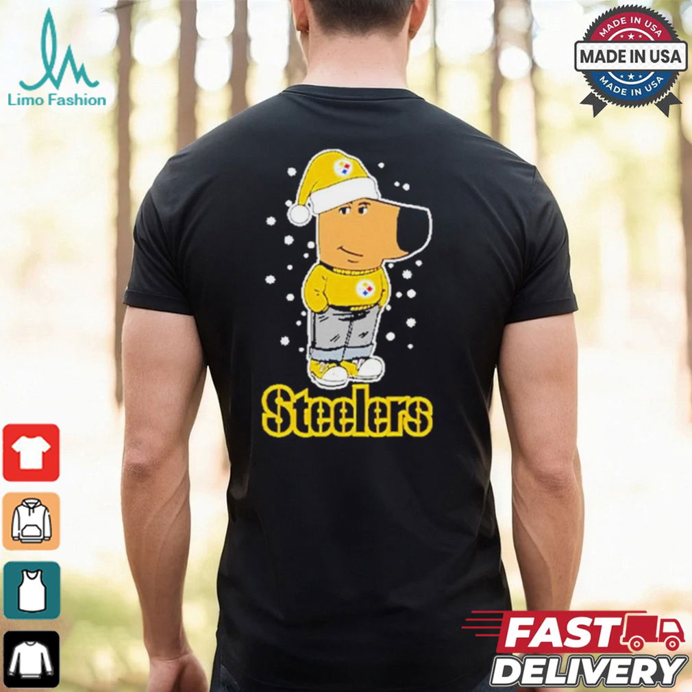 Chill Guy wear Pittsburgh Steelers Christmas shirt Chill Guy wear Pittsburgh Steelers Christmas shirt