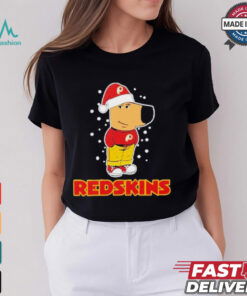 Chill Guy wear Washington Redskins Christmas shirt
