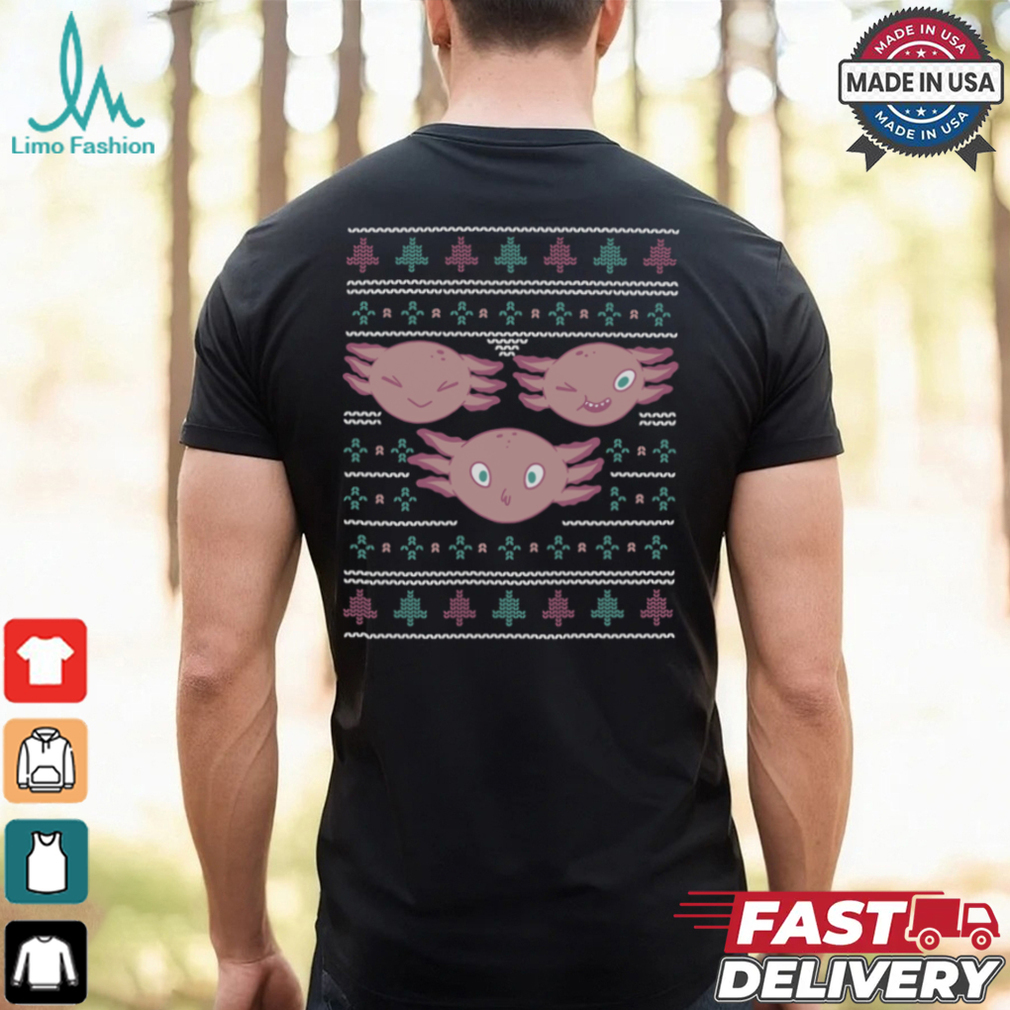 Christmas Axolotl Funny Xmas Mens T Shirt Christmas Axolotl Funny Xmas Mens T Shirt