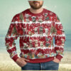 Christmas Bigfoot Ugly Sweater, Sasquatch Holiday Sweater