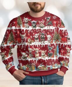 Christmas Chihuahua Ugly Sweater, Cute Dog Holiday Sweater