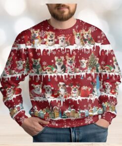 Christmas Corgi Dog Ugly Sweater
