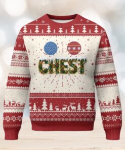 Christmas Couples Ugly Christmas Sweater Chestnuts Xmas Matching Family Funny Chest
