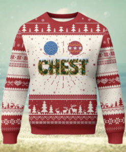 Christmas Couples Ugly Christmas Sweater Chestnuts Xmas Matching Family Funny Chest
