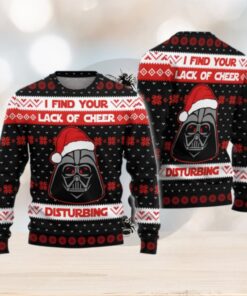Christmas Darth Vader Sweater, I Find Your Lack of Cheer Disturbing Ugly Sweater