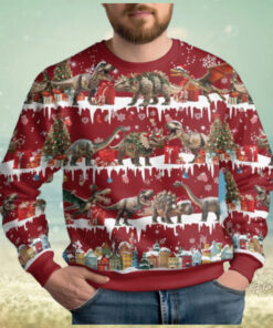 Christmas Dinosaur Ugly Christmas Sweater