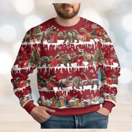 Christmas Dinosaur Ugly Christmas Sweater