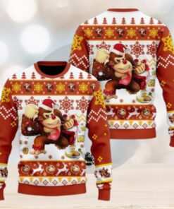 Christmas Donkey Kong Ugly Sweater, Super Mario Xmas Sweater