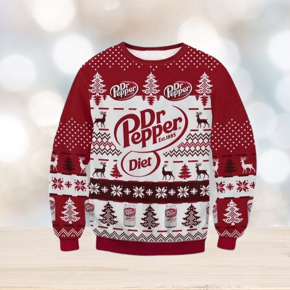 Christmas Dr Pepp.er Diet 3D Ugly Sweater Christmas Dr Pepp.er Diet 3D Ugly Sweater
