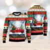 Christmas Flamingo Ugly Sweater, Flamingo With Red Truck Shirt, Christmas Truck Family Sweater