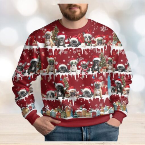 Christmas French Bulldog Ugly Sweater