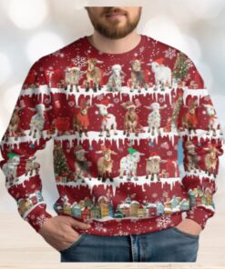 Christmas Goat Ugly Sweater, Goat Holiday Sweater