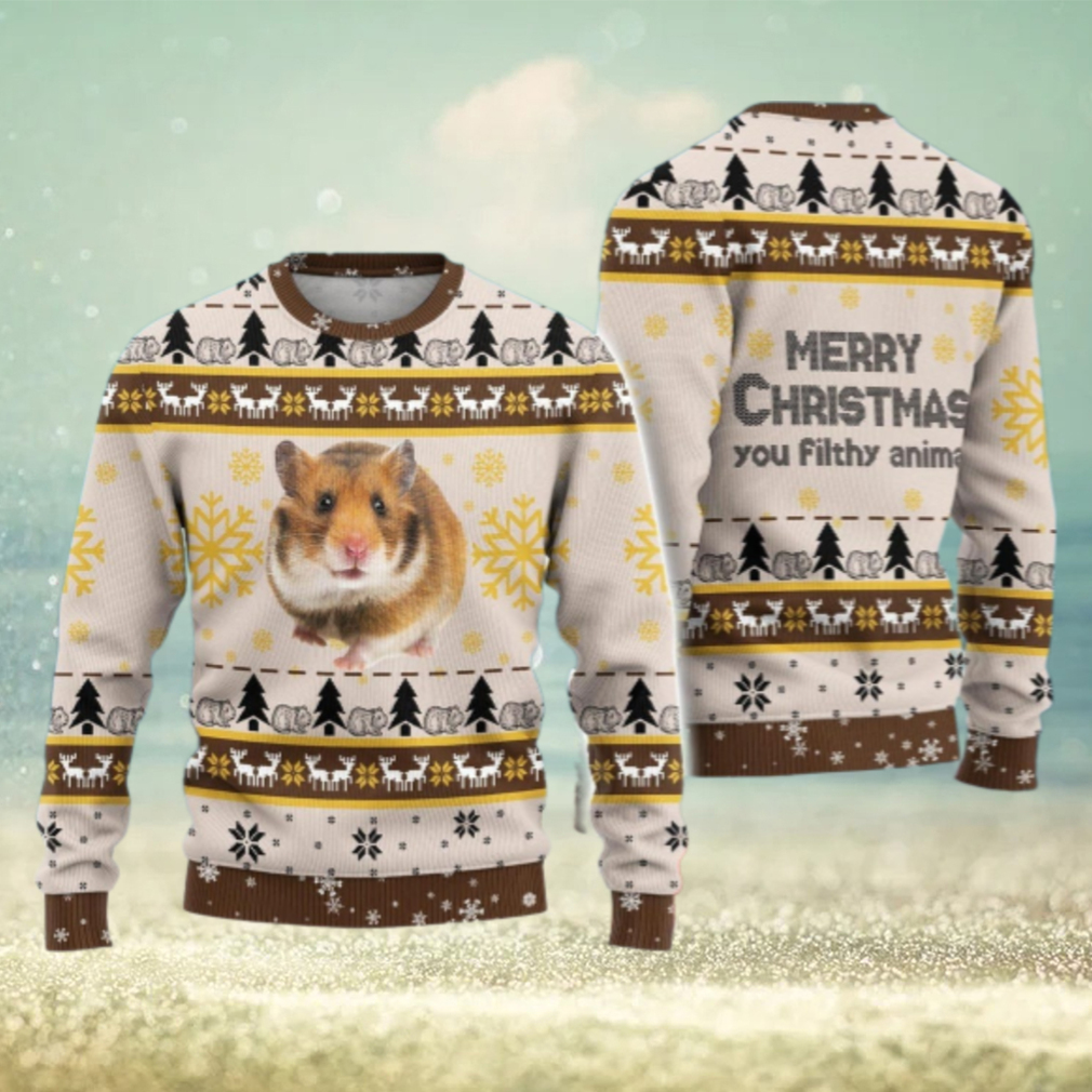 Christmas Hamster Ugly Sweater, Merry Hamstermas Holiday Sweater Christmas Hamster Ugly Sweater, Merry Hamstermas Holiday Sweater