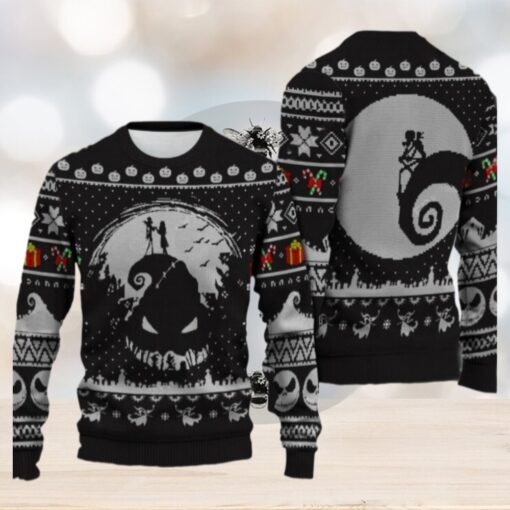 Christmas Jack And Sally Ugly Sweater, Nightmare Before Christmas Sweater