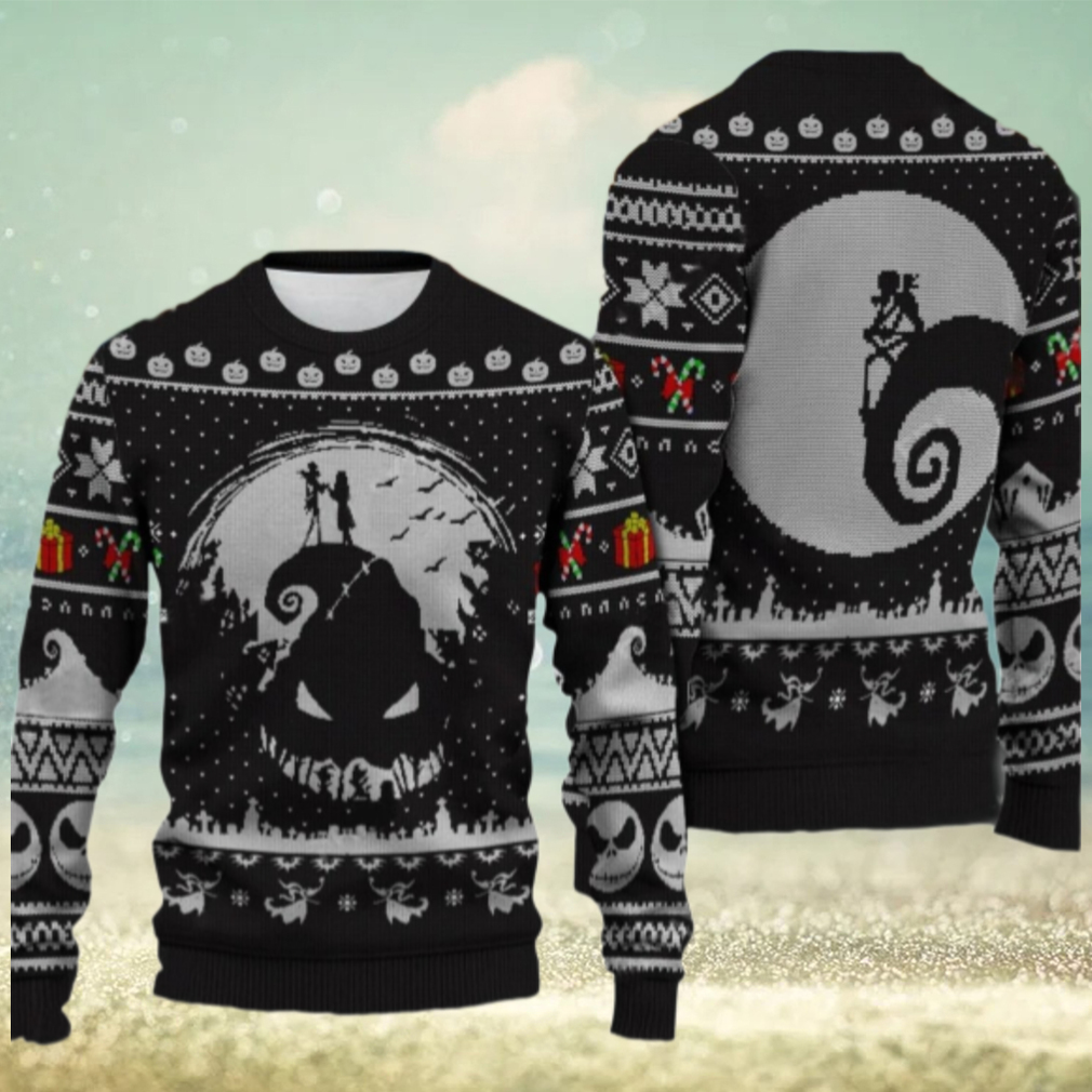 Christmas Jack And Sally Ugly Sweater, Nightmare Before Christmas Sweater Christmas Jack And Sally Ugly Sweater, Nightmare Before Christmas Sweater