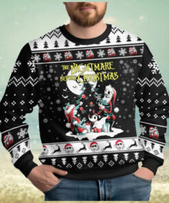 Christmas Jack And Sally Ugly Sweater