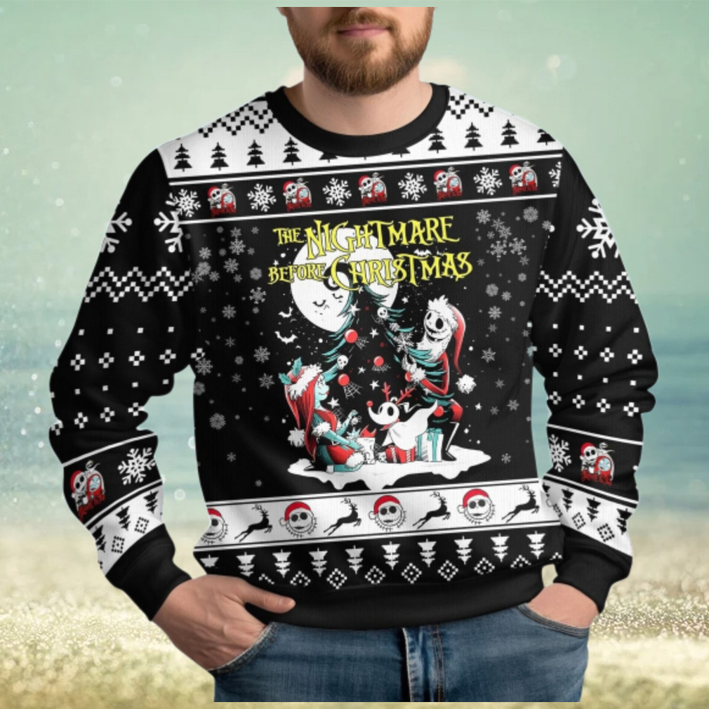 Christmas Jack And Sally Ugly Sweater Christmas Jack And Sally Ugly Sweater