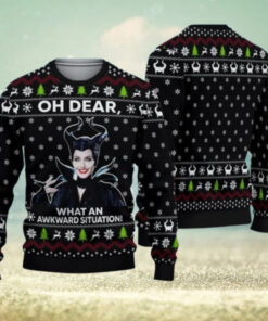 Christmas Maleficent Ugly Sweater, Disneyland Villains Xmas Sweater