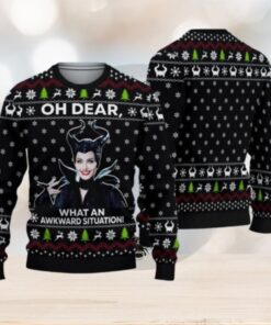 Christmas Maleficent Ugly Sweater, Disneyland Villains Xmas Sweater