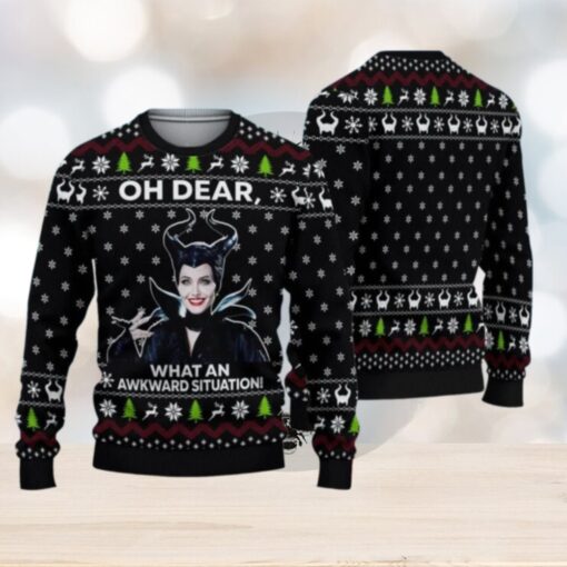 Christmas Maleficent Ugly Sweater, Disneyland Villains Xmas Sweater