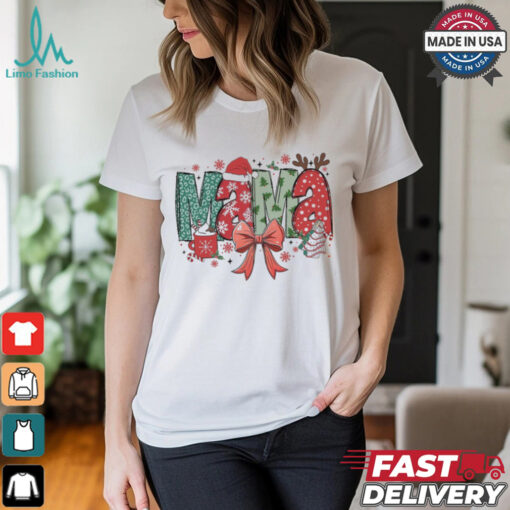 Christmas Mama Coquette Shirt