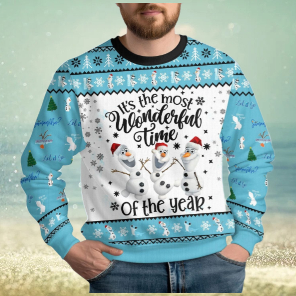 Christmas Olaf Ugly Sweater, Disney Snowman Xmas Sweater Christmas Olaf Ugly Sweater, Disney Snowman Xmas Sweater