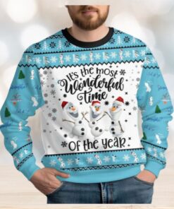 Christmas Olaf Ugly Sweater, Disney Snowman Xmas Sweater