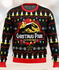 Christmas Park Jurassic Park Ugly Christmas Sweater