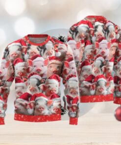 Christmas Pig Ugly Sweater, Merry Pigmas Holiday Sweater