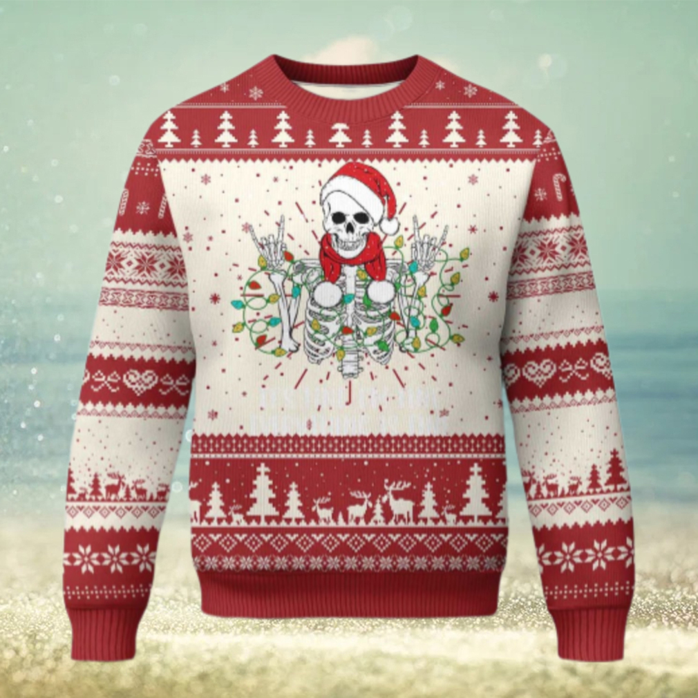 Christmas Skeleton Ugly Christmas Sweater It’s Fine I’m Fine Everything Is Fine Xmas Light Funny Christmas Skeleton Ugly Christmas Sweater It’s Fine I’m Fine Everything Is Fine Xmas Light Funny
