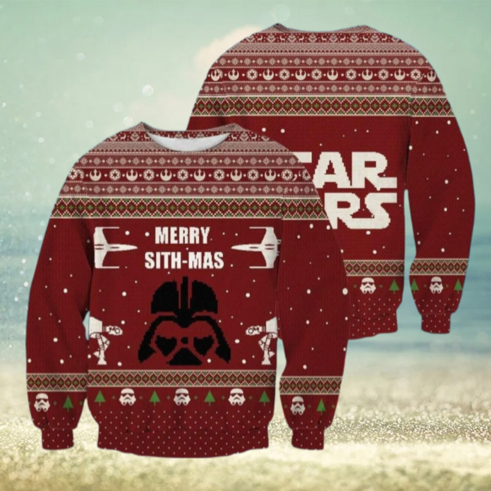 Christmas Star Wars Ugly Sweater, Merry Sith Mas Holiday Sweater Christmas Star Wars Ugly Sweater, Merry Sith Mas Holiday Sweater