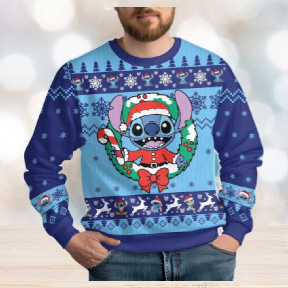 Christmas Stitch Ugly Sweater, Disney Santa Stitch Sweater Christmas Stitch Ugly Sweater, Disney Santa Stitch Sweater