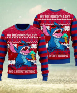Christmas Stitch Ugly Sweater, Lilo And Stitch Holiday Sweater