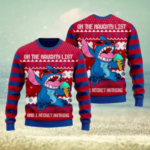 Christmas Stitch Ugly Sweater, Lilo And Stitch Holiday Sweater