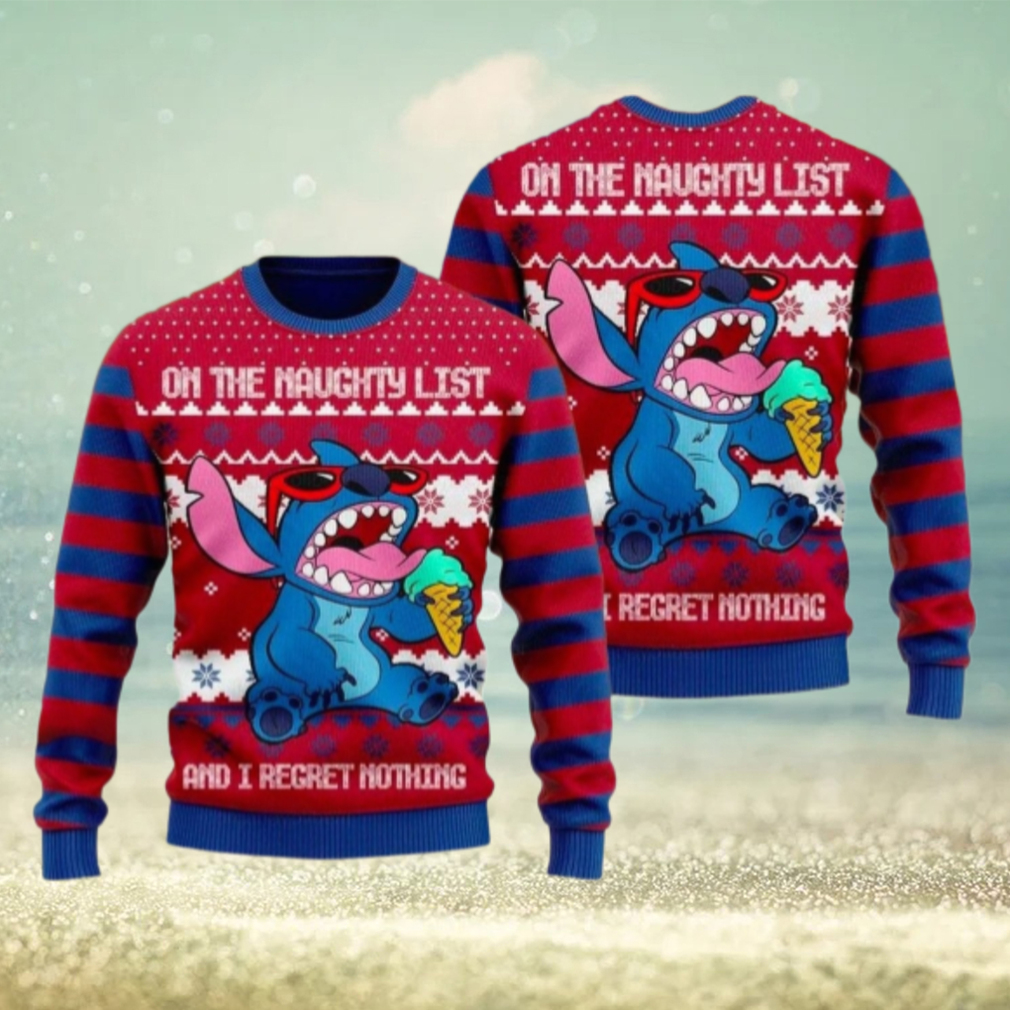 Christmas Stitch Ugly Sweater, Lilo And Stitch Holiday Sweater Christmas Stitch Ugly Sweater, Lilo And Stitch Holiday Sweater