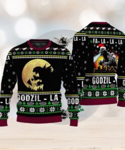 Christmas Tree From All Godzillas Sweater