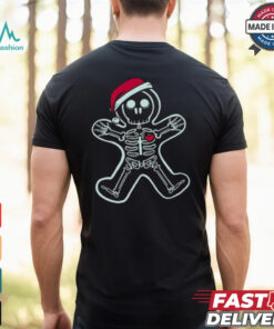 Christmas XRay Gingerbread Man Skeleton Shirt