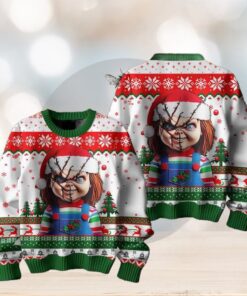 Chucky Wanna Play In Christmas Ugly Sweater