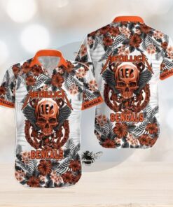Cincinnati Bengals Logo NFL Men Hawaiian Shirt Football Team Custom Gifts Gift For Him