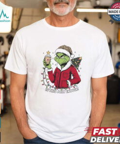 Cincinnati Reds x Santa Grinch Is This Jolly Enough Merry Christmas Shirt
