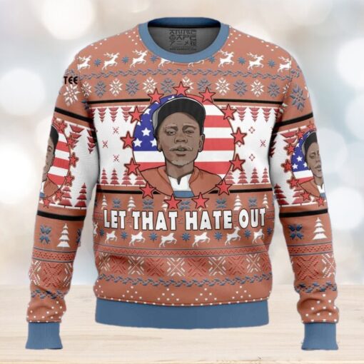 Clayton Bigsby Let That Hate Out Chappelle Show Ugly Christmas Sweater
