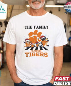 Clemson Tigers X Family Bluey Merry Christmas 2024 Shirt