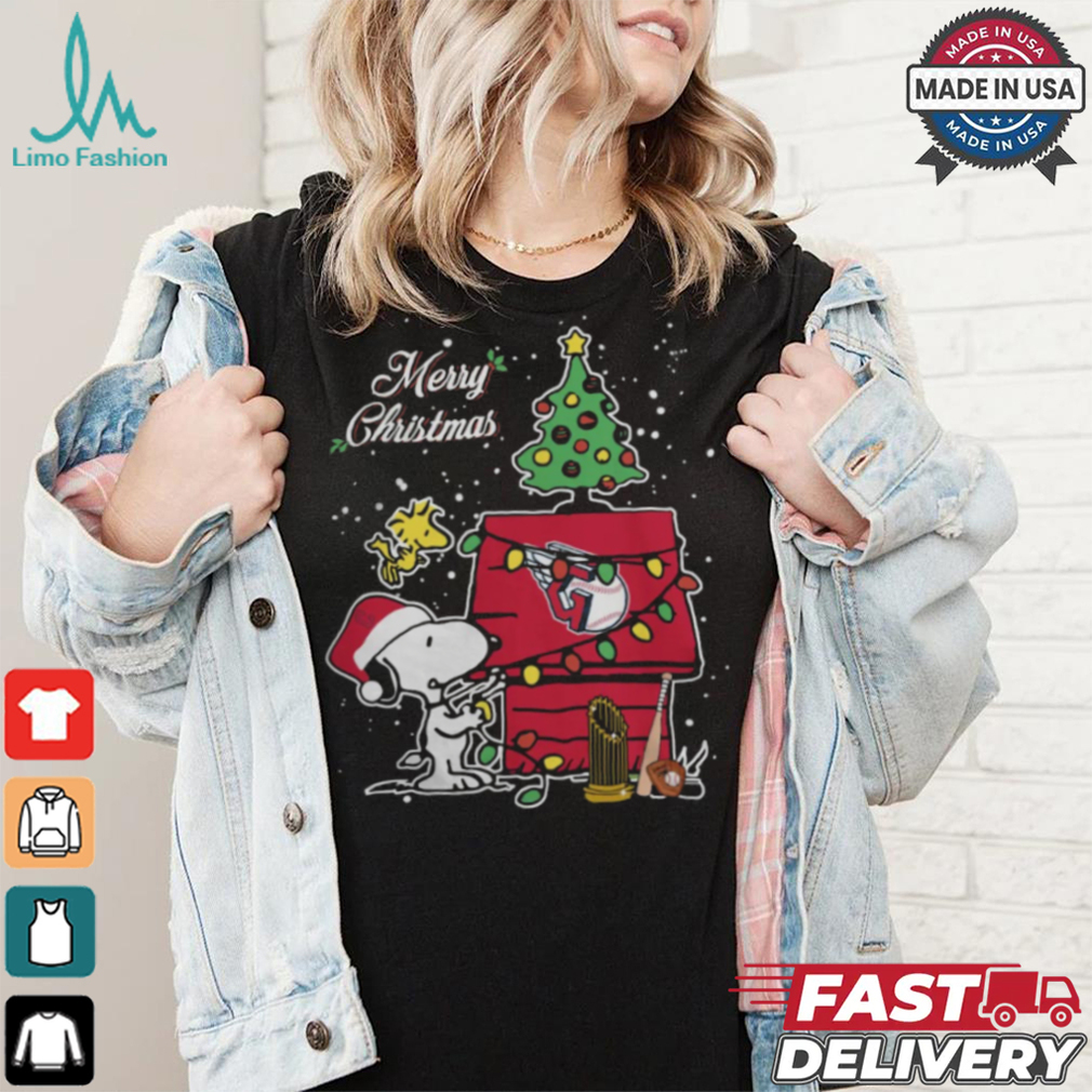 Cleveland Guardians Merry Christmas With Snoopy Baby T Shirt Cleveland Guardians Merry Christmas With Snoopy Baby T Shirt