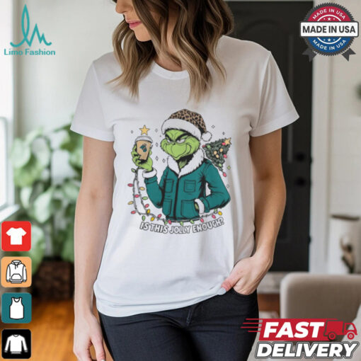 Coastal Carolina Chanticleers x Santa Grinch Is This Jolly Enough Merry Christmas Shirt