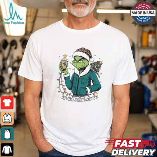 Coastal Carolina Chanticleers x Santa Grinch Is This Jolly Enough Merry Christmas Shirt